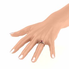 Engagement Ring Ersilia 0.5 crt