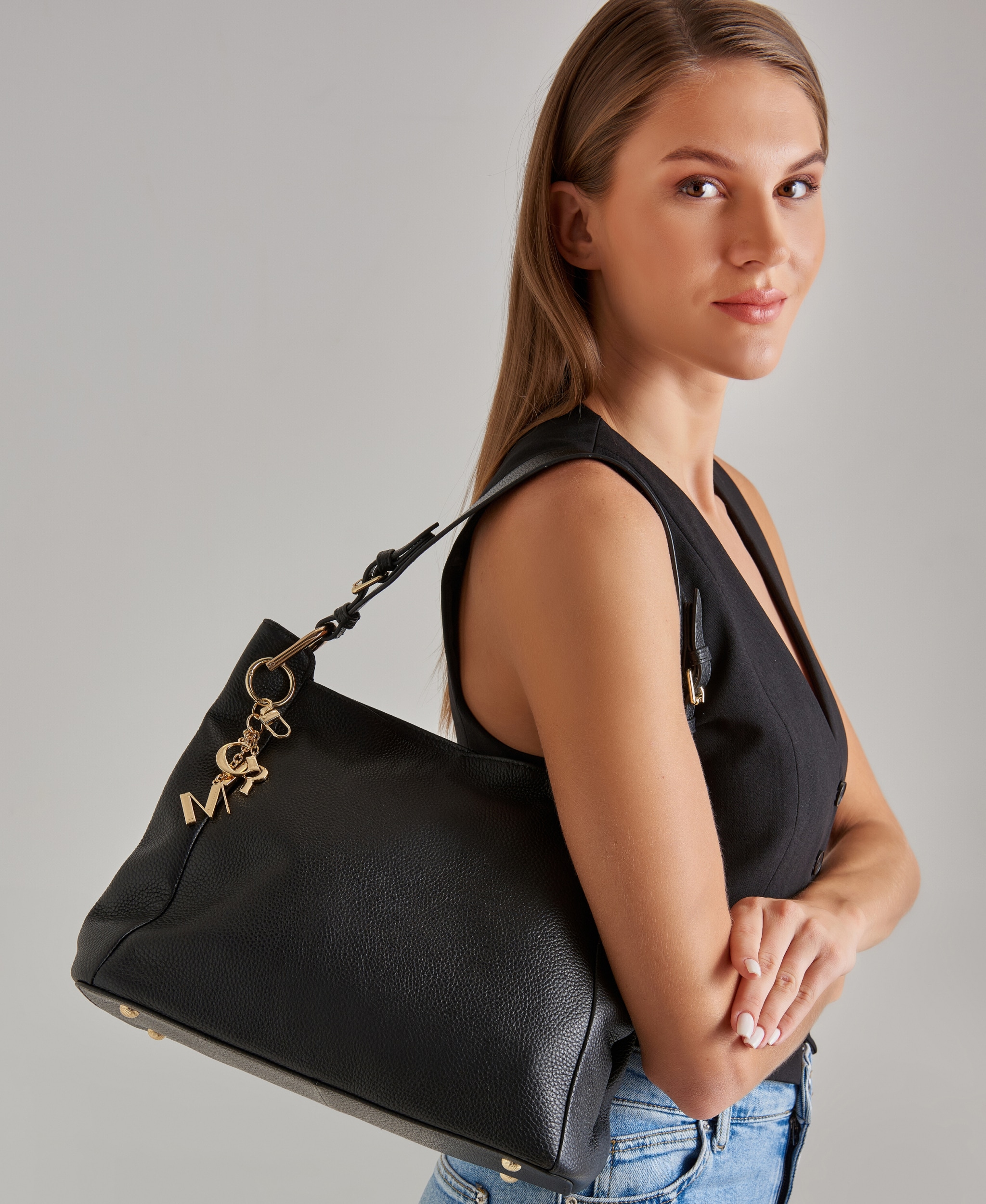 Sac à Épaule Noir DailyCompanion