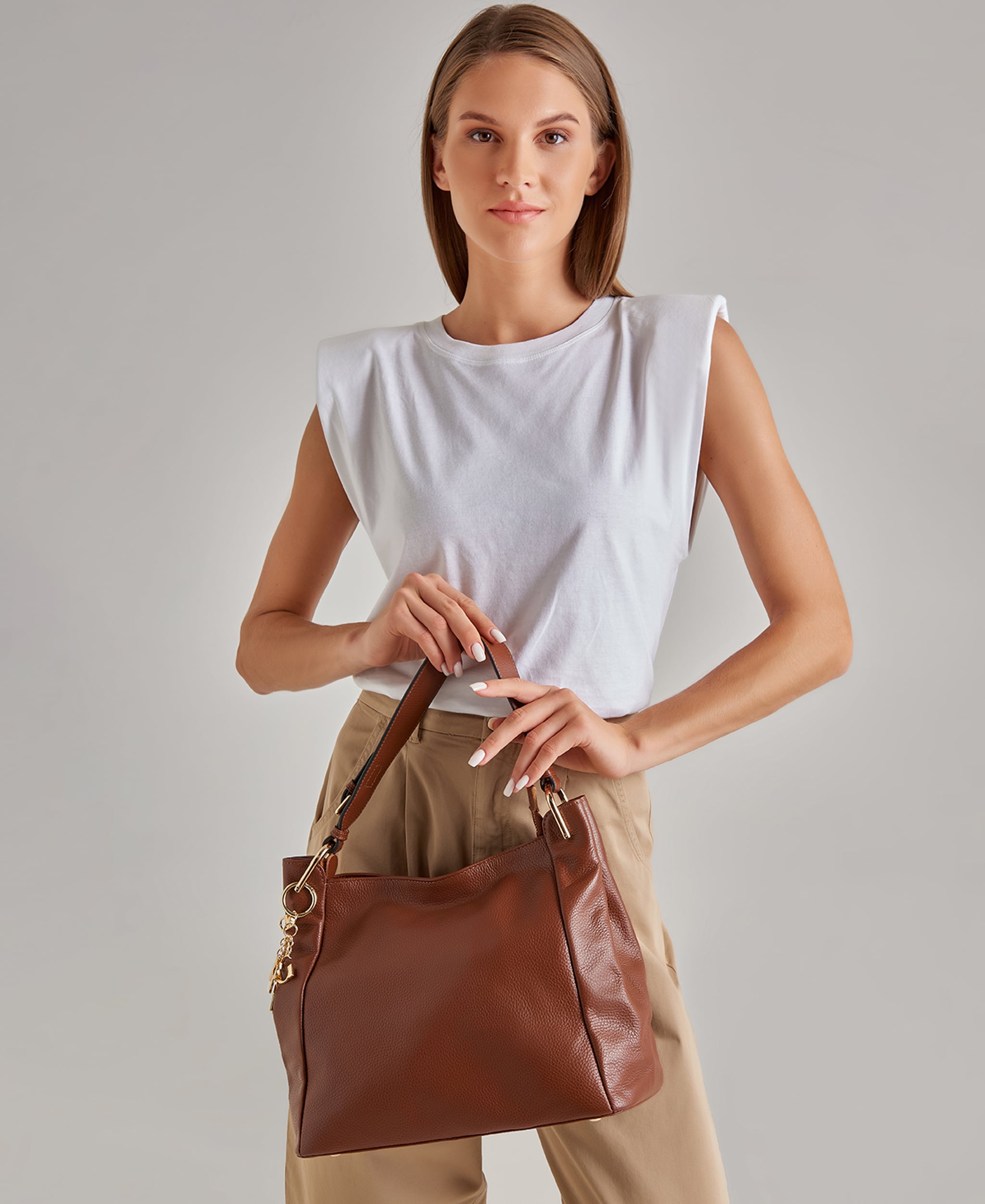 Sac à Épaule Tan DailyCompanion