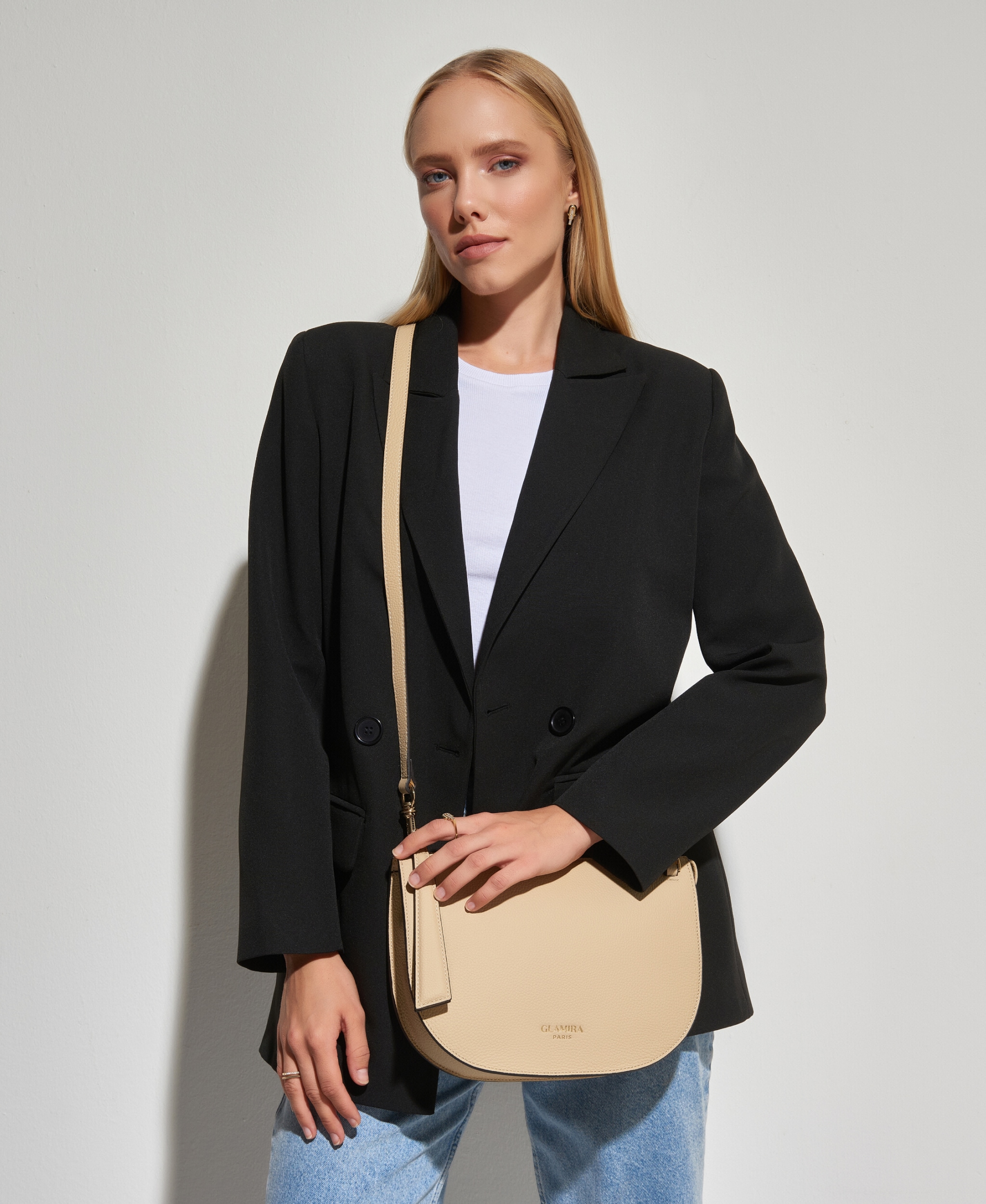Sac Bandoulière beige GoAnywhere