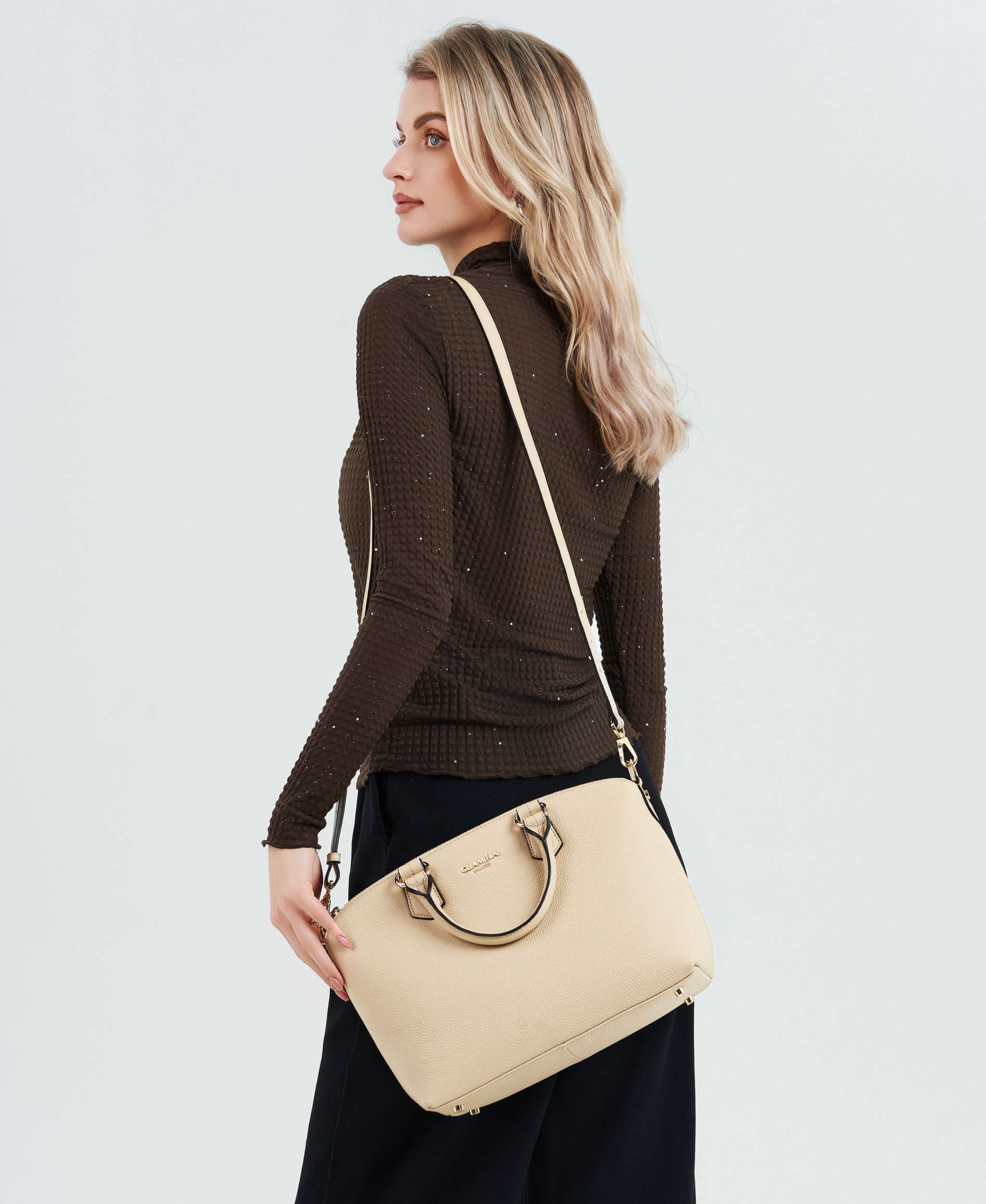 Sac Bandoulière beige GoAnywhere