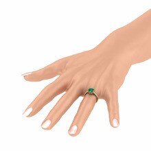 Zásnubný prsteň Alita 1.6 crt