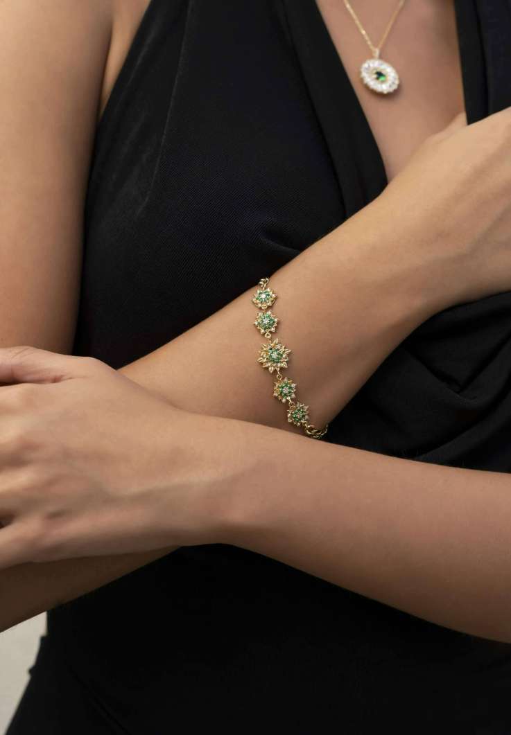  Emerald Bracelets