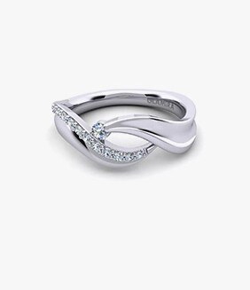 KLAR-TIL-AFSENDELSE-DIAMANT RINGE
