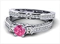 PINK TURMALIN BRAUTSET
