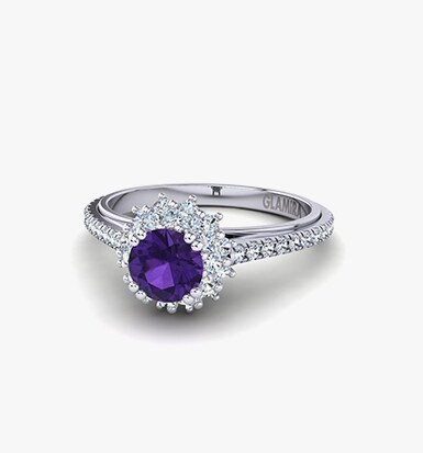 Amethyst Verlobungsringe